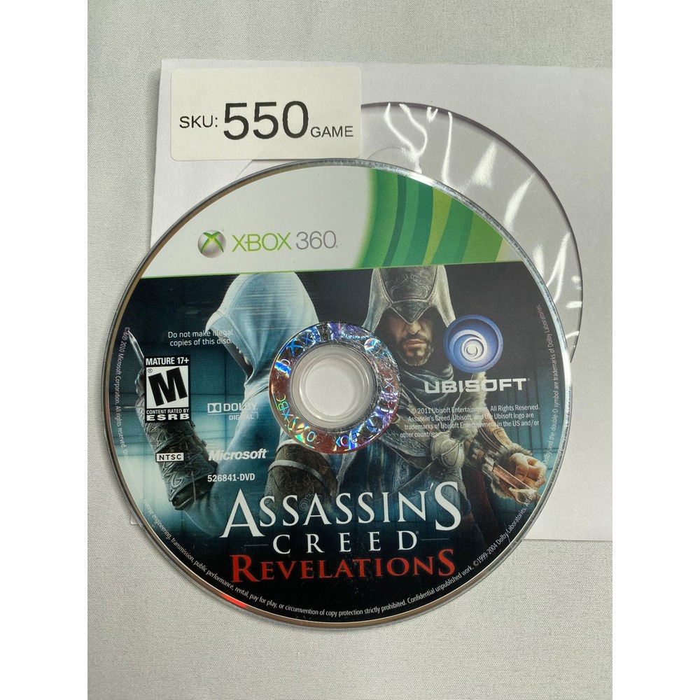 Assassins Creed Revelations Microsoft Xbox 360